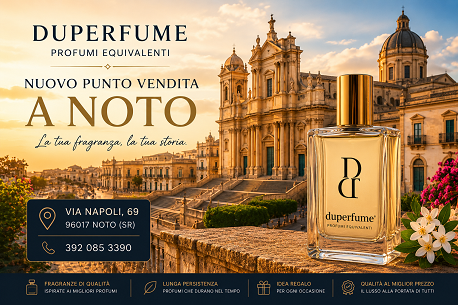Profumi equivalenti a Noto: scopri il nuovo punto vendita Duperfume nel cuore della città barocca
